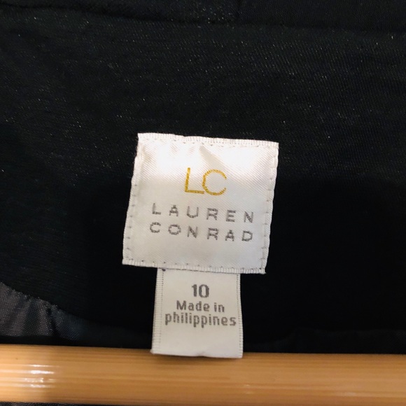 Lauren Conrad Black Blazer Size 10 - Picture 3 of 4